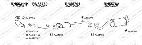 Veneporte 550650 Muffler assy 550650: Buy near me at 2407.PL in Poland at an Affordable price!