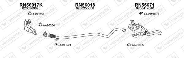 Veneporte 550666 Muffler assy 550666: Buy near me in Poland at 2407.PL - Good price!