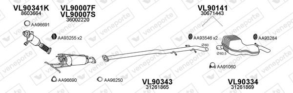 Veneporte 900203 Muffler assy 900203: Buy near me in Poland at 2407.PL - Good price!