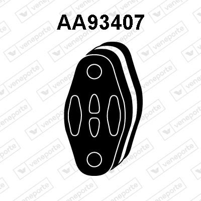 Veneporte AA93407 Exhaust mounting pad AA93407: Buy near me in Poland at 2407.PL - Good price!