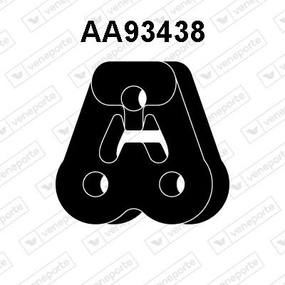 Veneporte AA93438 Exhaust mounting pad AA93438: Buy near me in Poland at 2407.PL - Good price!