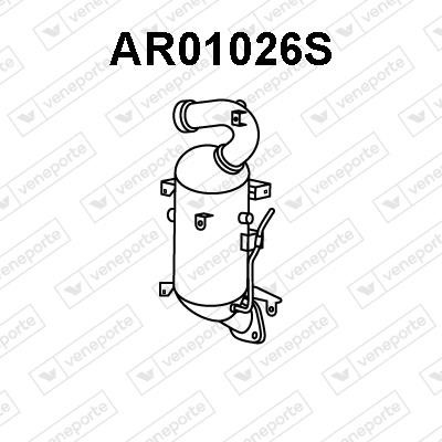 Veneporte AR01026S Diesel particulate filter DPF AR01026S: Buy near me in Poland at 2407.PL - Good price!