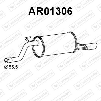 Veneporte AR01306 End Silencer AR01306: Buy near me at 2407.PL in Poland at an Affordable price!