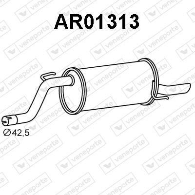 Veneporte AR01313 End Silencer AR01313: Buy near me in Poland at 2407.PL - Good price!