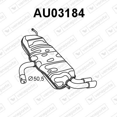 Veneporte AU03184 Amortyzator AU03184: Atrakcyjna cena w Polsce na 2407.PL - Zamów teraz!