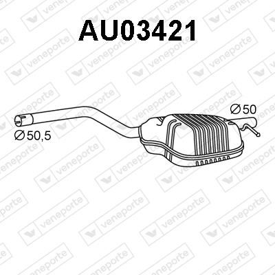 Veneporte AU03421 Shock absorber AU03421: Buy near me in Poland at 2407.PL - Good price!