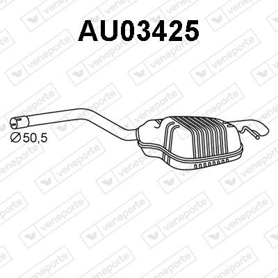 Veneporte AU03425 Shock absorber AU03425: Buy near me in Poland at 2407.PL - Good price!