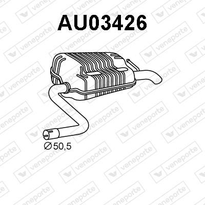 Veneporte AU03426 Shock absorber AU03426: Buy near me in Poland at 2407.PL - Good price!