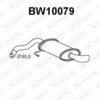 Veneporte BW10079 End Silencer BW10079: Buy near me in Poland at 2407.PL - Good price!