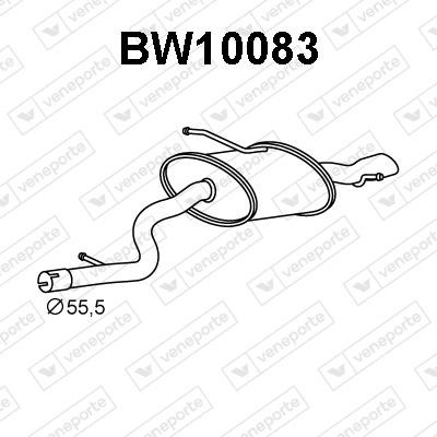Veneporte BW10083 Глушитель, задняя часть BW10083: Купить в Польше - Отличная цена на 2407.PL!
