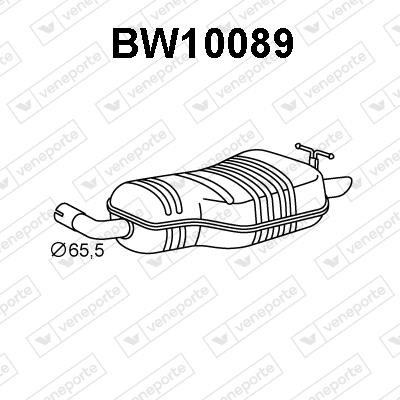 Veneporte BW10089 Shock absorber BW10089: Buy near me in Poland at 2407.PL - Good price!