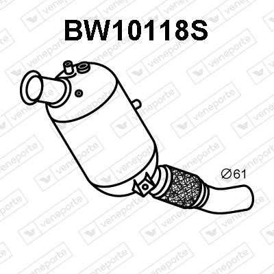 Veneporte BW10118S Фильтр сажевый DPF BW10118S: Отличная цена - Купить в Польше на 2407.PL!
