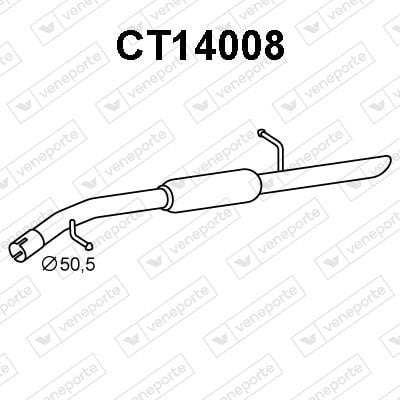 Veneporte CT14008 End Silencer CT14008: Buy near me in Poland at 2407.PL - Good price!
