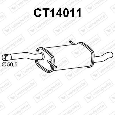 Veneporte CT14011 End Silencer CT14011: Buy near me in Poland at 2407.PL - Good price!