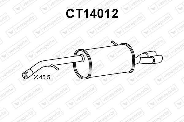 Veneporte CT14012 End Silencer CT14012: Buy near me at 2407.PL in Poland at an Affordable price!