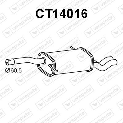 Veneporte CT14016 End Silencer CT14016: Buy near me in Poland at 2407.PL - Good price!