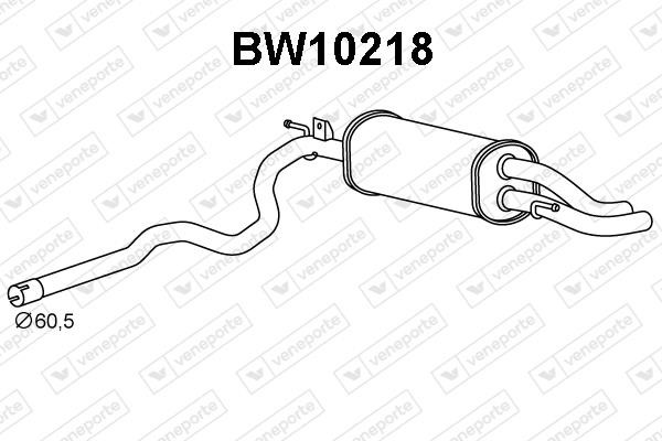 Veneporte BW10218 Shock absorber BW10218: Buy near me in Poland at 2407.PL - Good price!