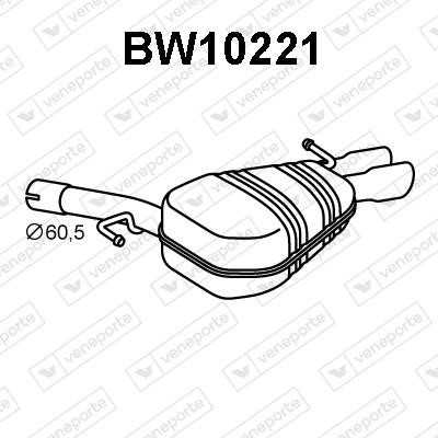Veneporte BW10221 Shock absorber BW10221: Buy near me in Poland at 2407.PL - Good price!