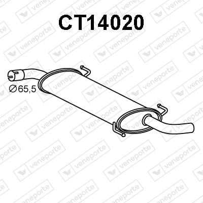 Veneporte CT14020 End Silencer CT14020: Buy near me in Poland at 2407.PL - Good price!