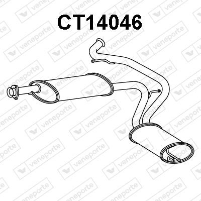 Veneporte CT14046 End Silencer CT14046: Buy near me in Poland at 2407.PL - Good price!