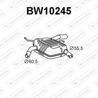 Veneporte BW10245 Shock absorber BW10245: Buy near me in Poland at 2407.PL - Good price!