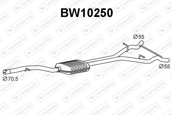 Veneporte BW10250 Shock absorber BW10250: Buy near me in Poland at 2407.PL - Good price!