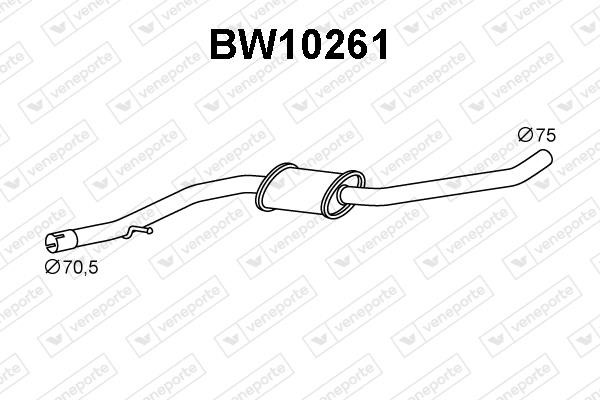 Veneporte BW10261 Амортизатор BW10261: Отличная цена - Купить в Польше на 2407.PL!