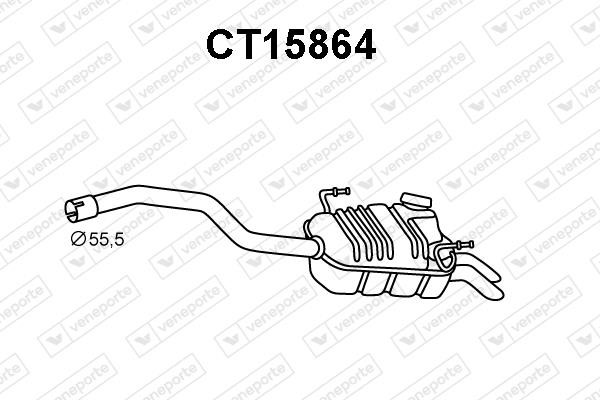 Veneporte CT15864 End Silencer CT15864: Buy near me in Poland at 2407.PL - Good price!