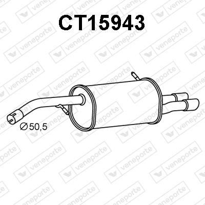 Veneporte CT15943 End Silencer CT15943: Buy near me in Poland at 2407.PL - Good price!