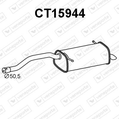 Veneporte CT15944 End Silencer CT15944: Buy near me in Poland at 2407.PL - Good price!