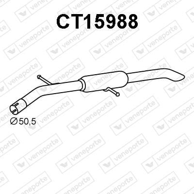 Veneporte CT15988 End Silencer CT15988: Buy near me in Poland at 2407.PL - Good price!