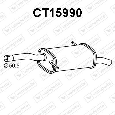 Veneporte CT15990 End Silencer CT15990: Buy near me in Poland at 2407.PL - Good price!