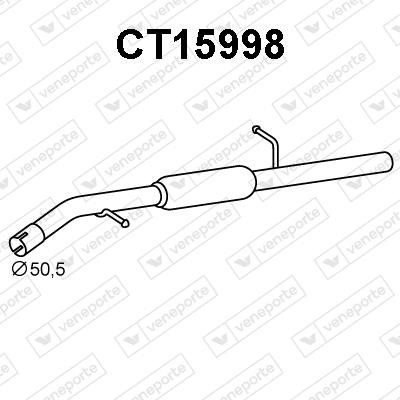 Veneporte CT15998 End Silencer CT15998: Buy near me in Poland at 2407.PL - Good price!