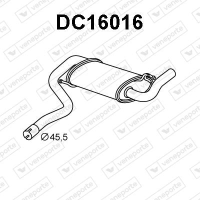 Veneporte DC16016 Shock absorber DC16016: Buy near me in Poland at 2407.PL - Good price!