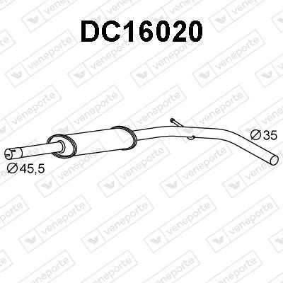 Veneporte DC16020 Amortyzator DC16020: Dobra cena w Polsce na 2407.PL - Kup Teraz!