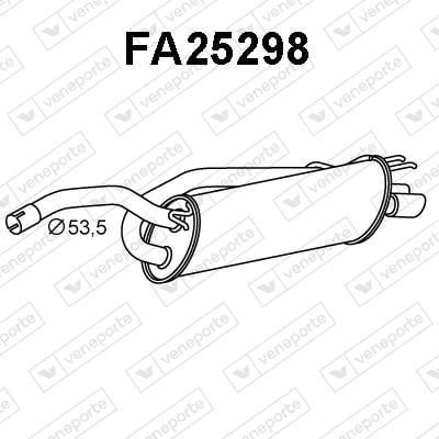 Veneporte FA25298 Shock absorber FA25298: Buy near me in Poland at 2407.PL - Good price!