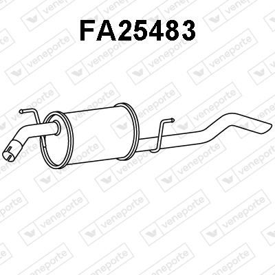 Veneporte FA25483 End Silencer FA25483: Buy near me at 2407.PL in Poland at an Affordable price!