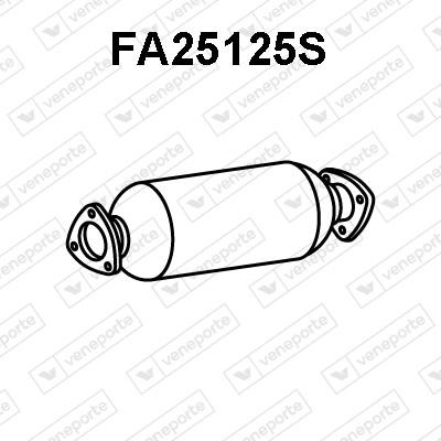Veneporte FA25125S Diesel particulate filter DPF FA25125S: Buy near me in Poland at 2407.PL - Good price!