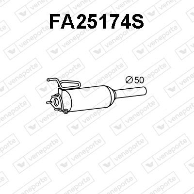 Veneporte FA25174S Diesel particulate filter DPF FA25174S: Buy near me in Poland at 2407.PL - Good price!