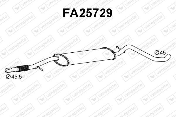 Veneporte FA25729 Mittelschalldämpfer FA25729: Kaufen Sie zu einem guten Preis in Polen bei 2407.PL!