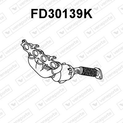 Veneporte FD30139K Catalytic Converter FD30139K: Buy near me in Poland at 2407.PL - Good price!