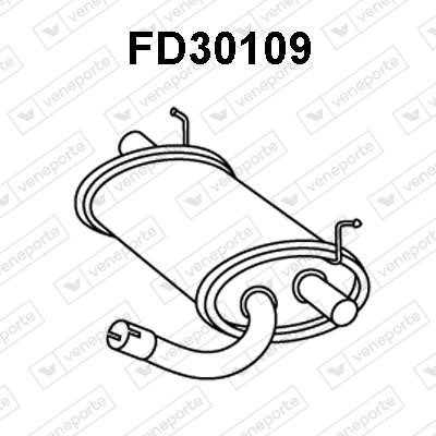 Veneporte FD30109 Shock absorber FD30109: Buy near me at 2407.PL in Poland at an Affordable price!