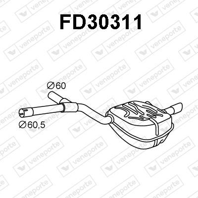 Veneporte FD30311 Stoßdämpfer FD30311: Kaufen Sie zu einem guten Preis in Polen bei 2407.PL!