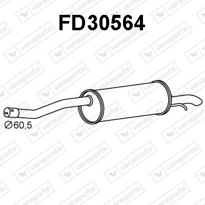 Veneporte FD30564 End Silencer FD30564: Buy near me at 2407.PL in Poland at an Affordable price!