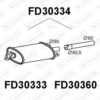Veneporte FD30334 Stoßdämpfer FD30334: Kaufen Sie zu einem guten Preis in Polen bei 2407.PL!
