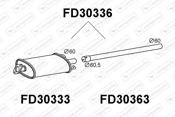 Veneporte FD30336 Stoßdämpfer FD30336: Kaufen Sie zu einem guten Preis in Polen bei 2407.PL!