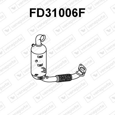 Veneporte FD31006F Diesel particulate filter DPF FD31006F: Buy near me in Poland at 2407.PL - Good price!