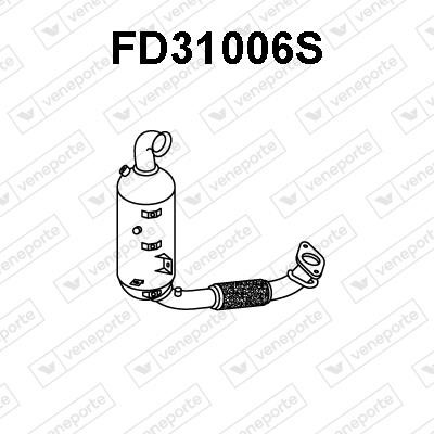 Veneporte FD31006S Diesel particulate filter DPF FD31006S: Buy near me in Poland at 2407.PL - Good price!