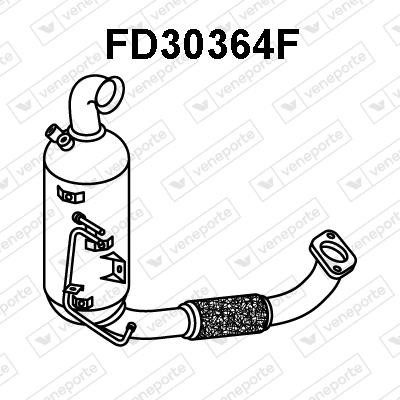 Veneporte FD30364F Diesel particulate filter DPF FD30364F: Buy near me in Poland at 2407.PL - Good price!