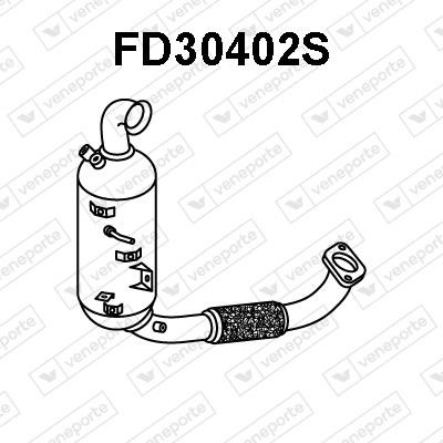 Veneporte FD30402S Filtr cząstek stałych DPF FD30402S: Dobra cena w Polsce na 2407.PL - Kup Teraz!